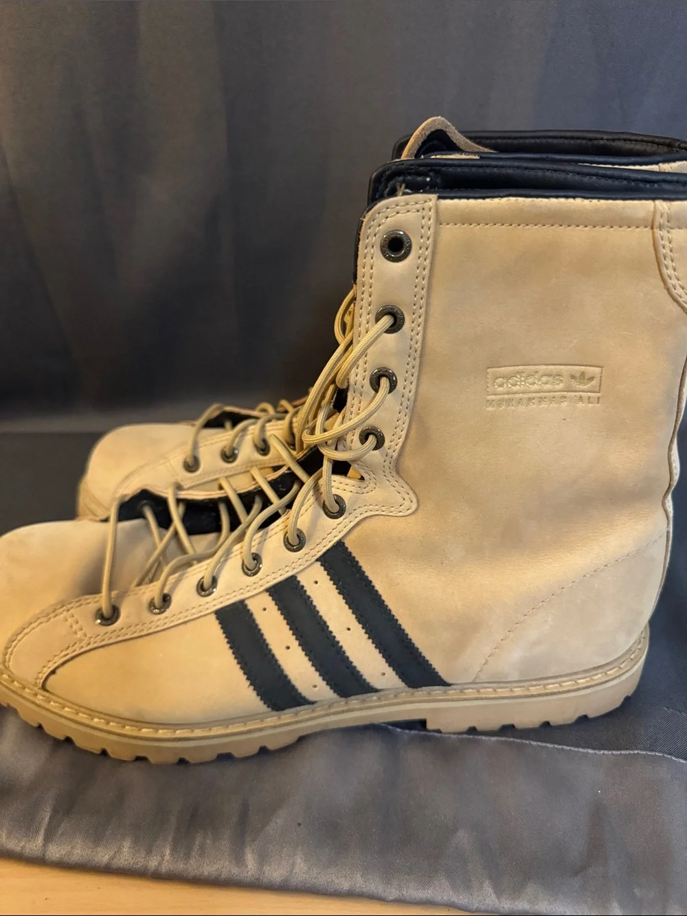 Vintage and New Addidas Muhammad Ali Trainer Boots